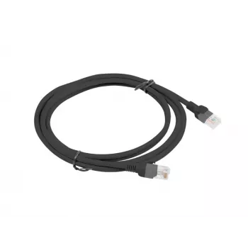 Lanberg PCU6-10CC-0200-BK Cat.6 U/UTP Patchkabel, 2 m, Schwarz