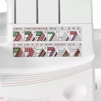 Overlock Singer 14T968 Nähmaschine, elektrischer Strom, weiß
