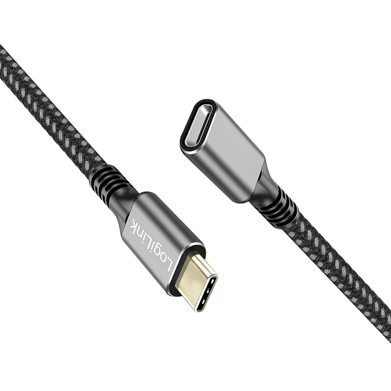 USB 3.2 Gen1 Type-C auf USB-C/F, PD, 2m