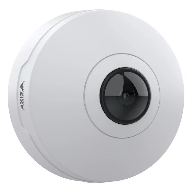 Axis M4327-P 02636-001 Panorama-Mini-Dome-IP-Kamera für innen, 6 MP, Fischauge 180/360°, Decke/Wand, Weiß