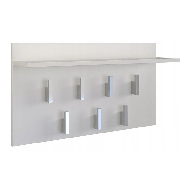 Kleiderhaken Top e shop WIESZAK 2F BIEL MAT, Spanplatte, 7 Haken, 700×200×400 mm