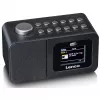 Lenco CR-625BK DAB+/FM Radiowecker mit Bluetooth und kabellosem Laden, schwarz