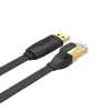 Unitek Y-SP02001B USB 2.0 auf RJ-45 Konsolenkabel, 1,8 m, Schwarz