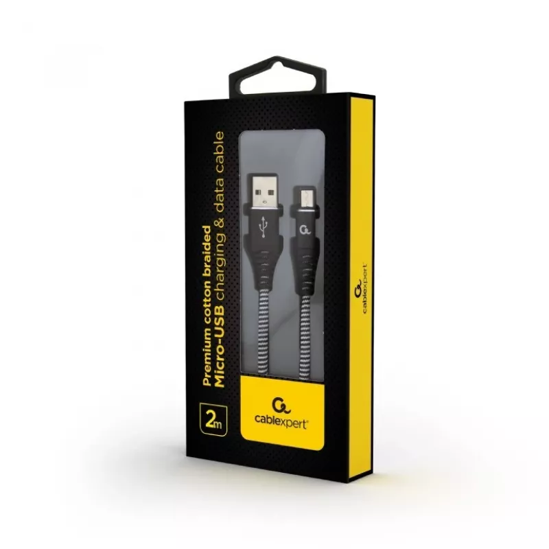 USB-Kabel Cablexpert CC-USB2B-AMMBM-2M-BW