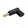 Akyga AK-ND-C01 Ladeadapter USB-C auf DC 5,5 x 2,5 mm für Notebooks, 18,5-20 V, 100 W