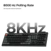 Mechanische Full-Size-Tastatur Keychron V6 Ultra 8K — QWERTY, Bluetooth, RGB, Schwarz