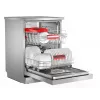 Toshiba DW-14F5EE(S)-PL freistehender Geschirrspüler, 60 cm, 14 Maßgedecke, Silber