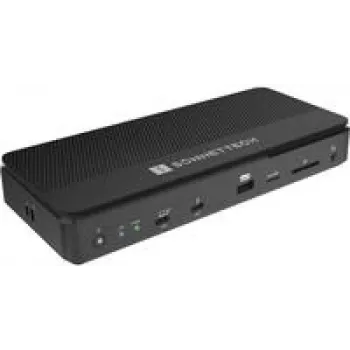 Sonnet Echo 13 Thunderbolt 5 SSD Dock Kabelgebunden Schwarz 140W Power Delivery