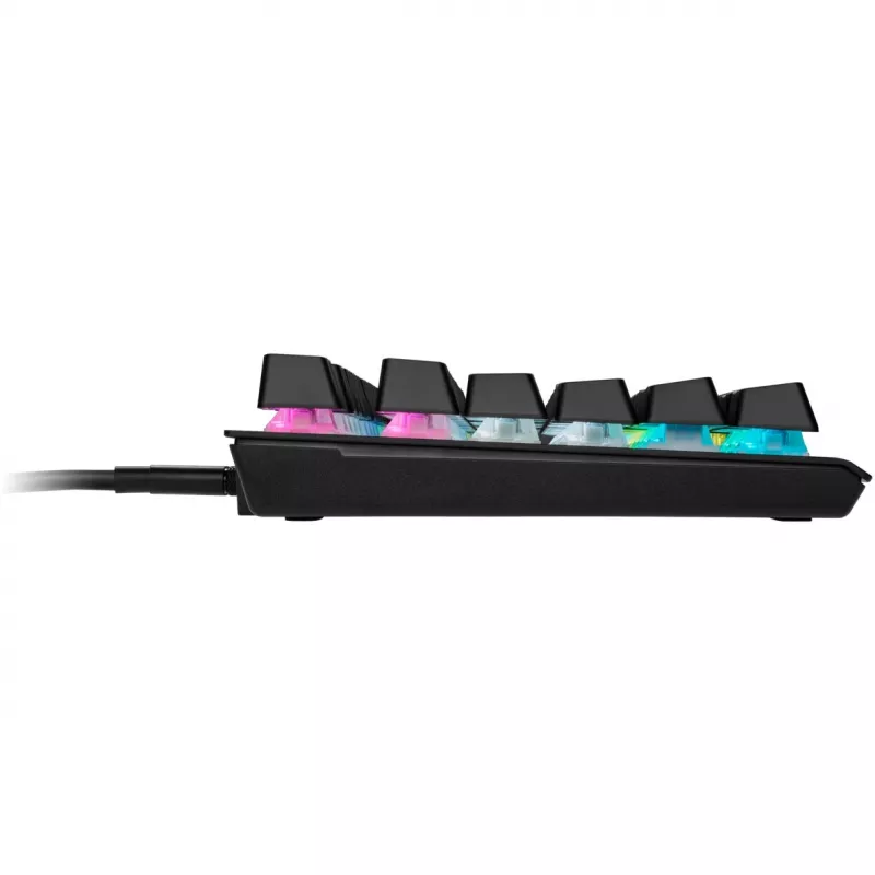 Corsair K60 PRO TKL optisch-mechanische Gaming-Tastatur, OPX-Switches, RGB, Schwarz