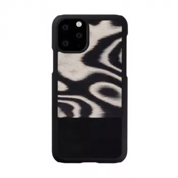 Smartphone-Hülle man and wood für iPhone 11 Pro – leopard Schwarz Schutzcover
