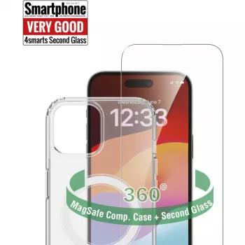 Shell-Hülle 4smarts 540606 für iPhone 15 Plus Transparent 17 cm