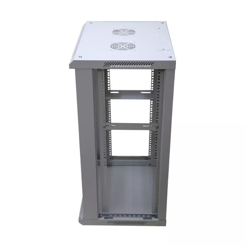 Wandmontierter Schrank Extralink Rackmount-Gehäuse 18U 600x600 Grau Schlüsselschloss