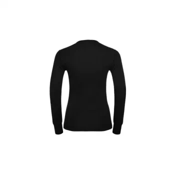 Odlo BL TOP Rundhalsausschnitt langarm ACTIVE WARM ECO Damen-T-Shirt, Größe S, schwarz