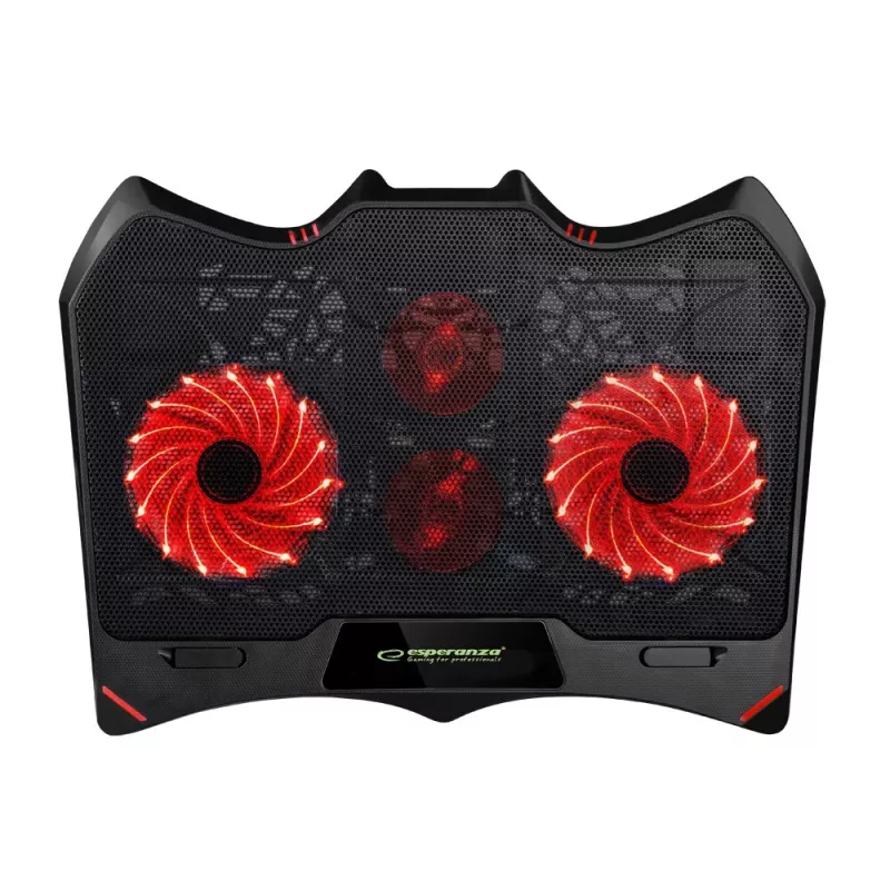 Esperanza EGC102 Buran Gaming-Notebook-Kühler, 2000 U/min, Schwarz