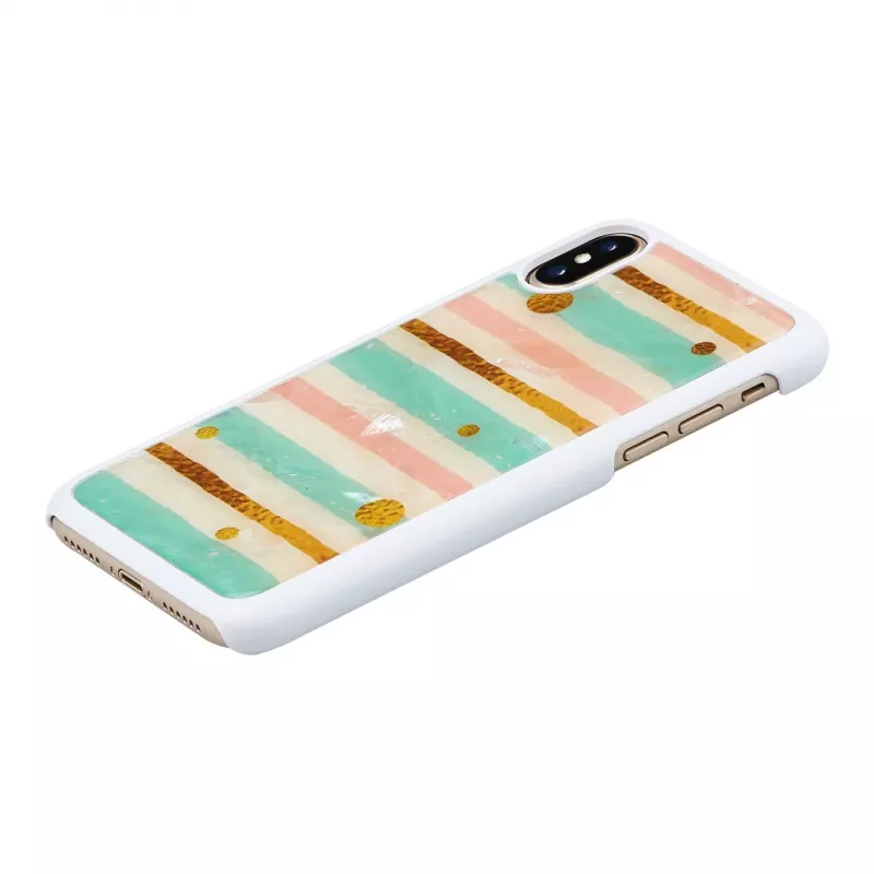 iKins Pop Mint Hülle für iPhone XS/X, weiß