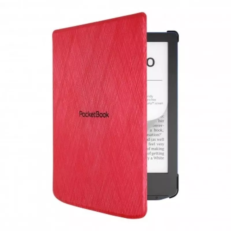 PocketBook H-S-634-R-WW Shell Cover für Verse / Verse Pro 15,2 cm (6 Zoll), Mikrofaser/PU, Rot