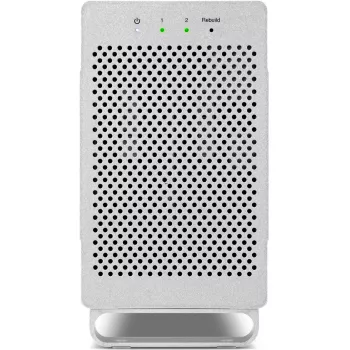 OWC Mercury Elite Pro Dual Weiß – externes Gehäuse für 2× 3,5-Zoll-SATA-Festplatten, RAID 0/1/SPAN, USB Typ‑B