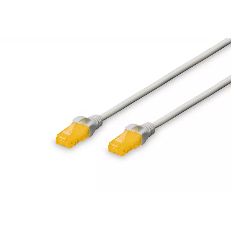 Netzwerkkabel Digitus CAT 6A U/UTP RJ-45 Cat6a 5m Grau