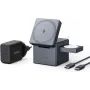 Anker 3-in-1 Cube Y1811G11 mit MagSafe, 15 W, Schwarz