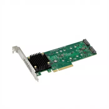 Broadcom MegaRAID 9520-2M2 - Storage Controller (RAID) - 8 Ports/Channel - SATA 6Gb/s / PCIe 4.0 x8 (NVMe) - Low-Profile - RAID 0, 1 - PCIe 4.0 x8 (05-50148-03)