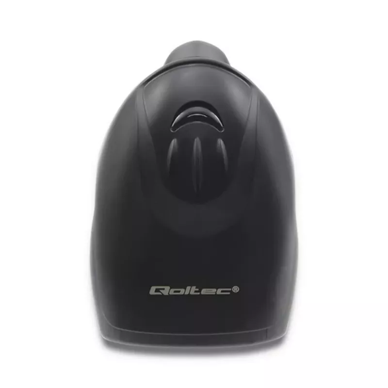 Qoltec 50866 1D CCD Laser-Barcodescanner, USB, schwarz