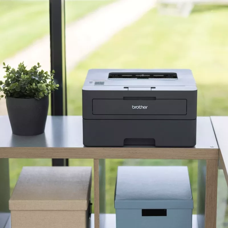 Brother HL-L2445DW kabelloser Laserdrucker, Laser, 1200 x 1200 DPI, A4, 32 ppm, Duplexdruck, Schwarz