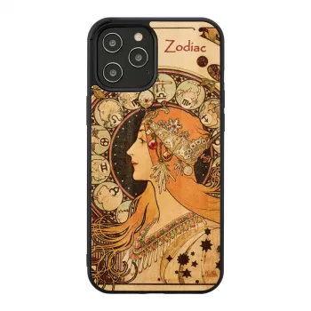 Handyhülle man and wood für iPhone 12 Pro Max — zodiac Schwarz