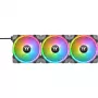 Thermaltake SWAFAN EX12 RGB PC-Gehäuselüfter TT Premium Edition CL-F143-PL12SW-A, 120 mm, Reverse-Lüfterblätter, 3er-Pack, Schwarz