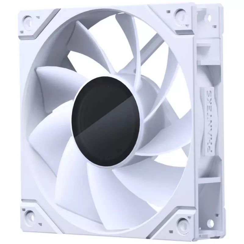 Phanteks M25 Gen2 PH-F120M25R_G2_DWT01 120-mm-PWM-D-RGB-Gehäuselüfter mit Reverse Blade, weiß