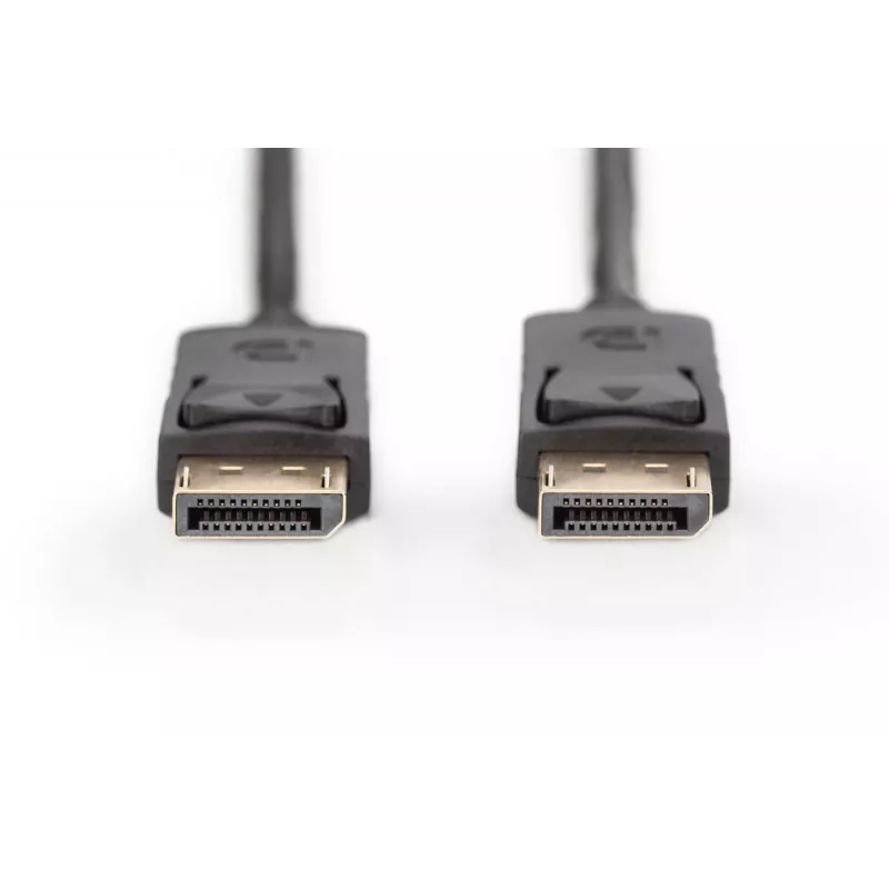 Anschlusskabel DisplayPort mit Verriegelung 1080p 60Hz FHD Typ DP / DP M / M schwarz 3m