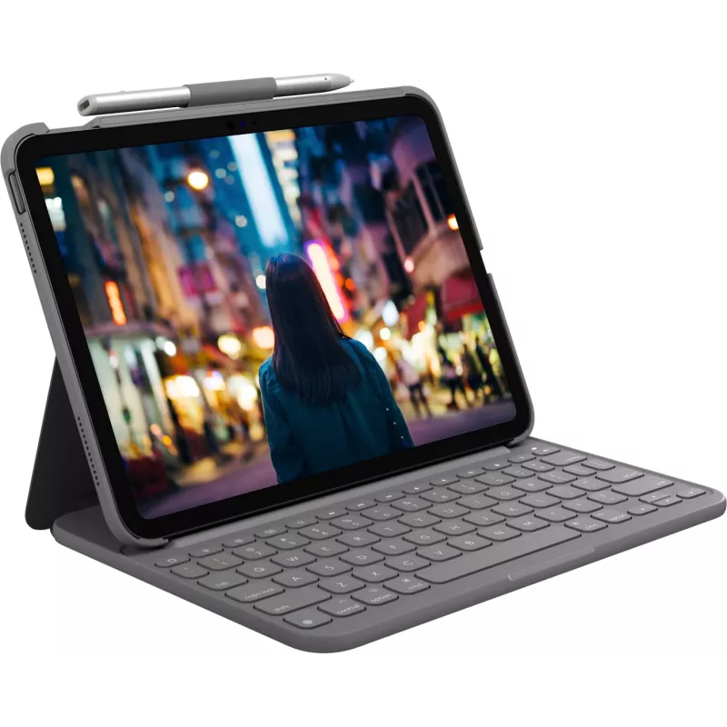 Logitech 920-011423 Tastatur für mobile Geräte QWERTZ Deutsch Bluetooth Grau