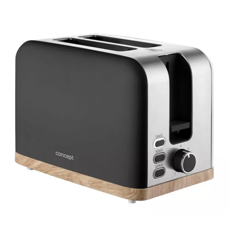Toaster Concept Elwood TE2016, 2-Scheiben, schwarz