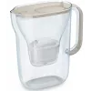 Wasserfilter-Kanne BRITA Style Essential 2,4 L mit 3 Ersatzkartuschen (sand)