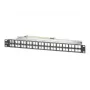 Intellinet 721028 Leeres Keystone Patchpanel, 48-Port, 1U, geschirmt, 19 Zoll