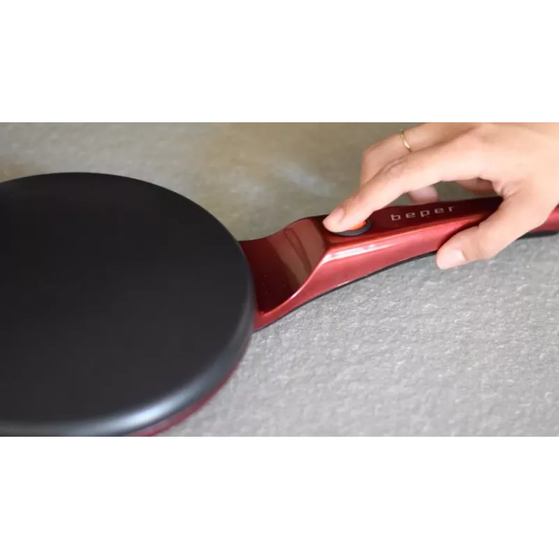 Crêpe-Maker Beper BT.710Y – elektrischer Pfannkuchenbereiter, antihaftbeschichtete Platte