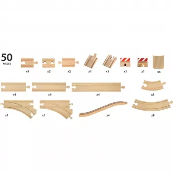 Brio World XXL Large Track Sortiment, Railway