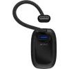 Goobay Powerbank 5000 mAh 20 W, integriertes USB-C-Kabel 13 cm, 1x USB-A, 1x USB-C, PD, QC, Schwarz