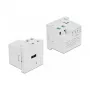 DeLock 81311 Easy 45 USB Type-A Ladeport-Modul, 3 A, weiß