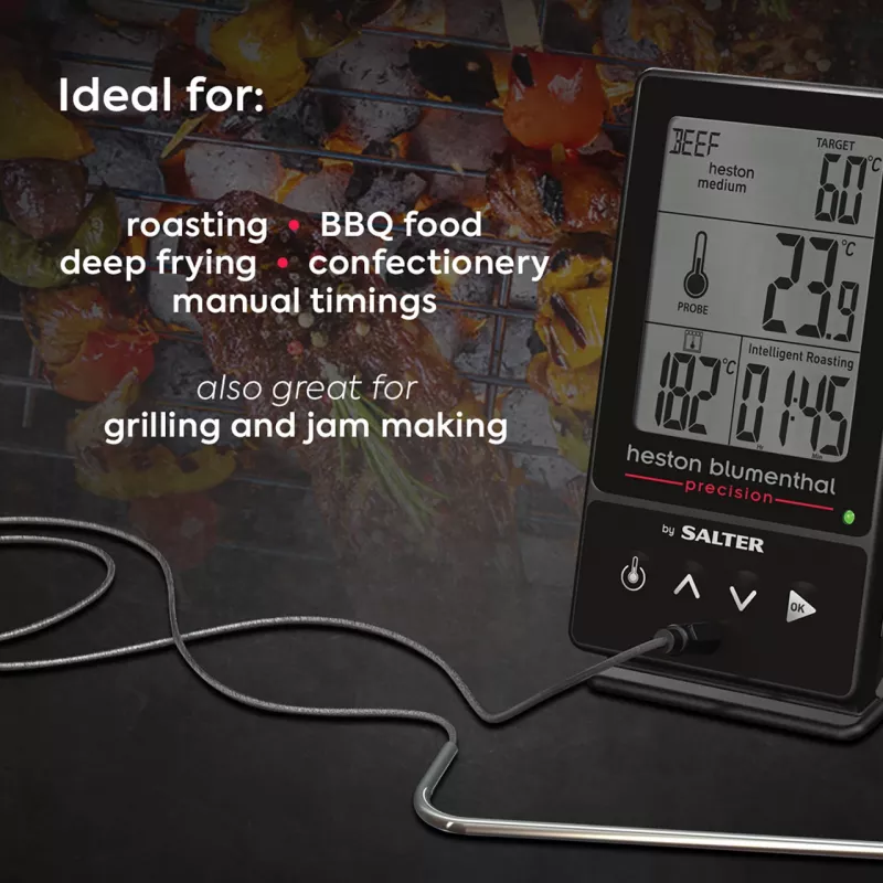 Salter 540A HBBKCR Heston Blumenthal Precision 5-in-1 digitales Küchenthermometer