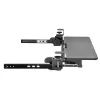 Maclean Untertisch-Tastaturhalterung, verstellbar, max. 5 kg, 67x24 cm, MC-462