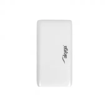 Akyga AK-CH-32 flaches GaN-USB-C-Ladegerät 65 W, 2 x USB-C PD, Weiß