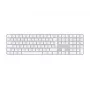 Apple Magic Keyboard mit Touch ID und Numerikblock, UK English, Weiß (MXK73B/A)