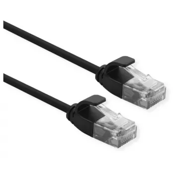 Netzwerkkabel ROLINE 21.15.3953 RJ-45 Cat6a 1 m Schwarz