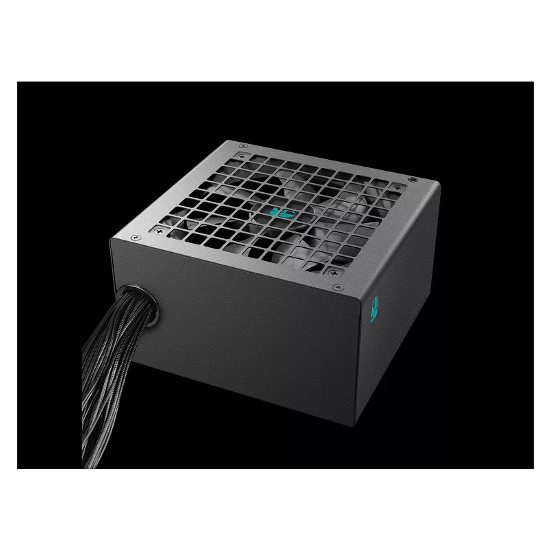 DeepCool PF500X 500-W-ATX-Netzteil, 80 PLUS Bronze, 120-mm-Lüfter, 20+4-Pin-ATX, Schwarz