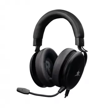 Gaming-Headset White Shark GH-2540 Elephant Schwarz mit RGB-Beleuchtung und abnehmbarem Mikrofon