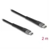 DeLOCK USB-Kabel USB 2.0 2m USB-C Schwarz 81125
