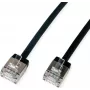 ROLINE U/FTP Patchkabel Kat.6A ultrakurzer RJ45 schwarz 2m – Netzwerk – CAT 6a (21.15.4562)