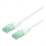 ROLINE RM Patchkabel Cat.6A UTP, weiß, 0,3 m