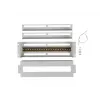 Lanberg AK-VDP103-S 19-Zoll 3U Spannungsverteilerpanel mit DIN TS-35 Schiene, Grau