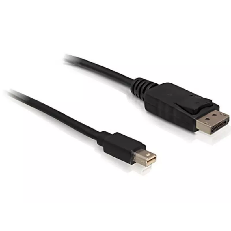 Displayport-Kabel DeLOCK 82698 1m mini DisplayPort auf Displayport Schwarz